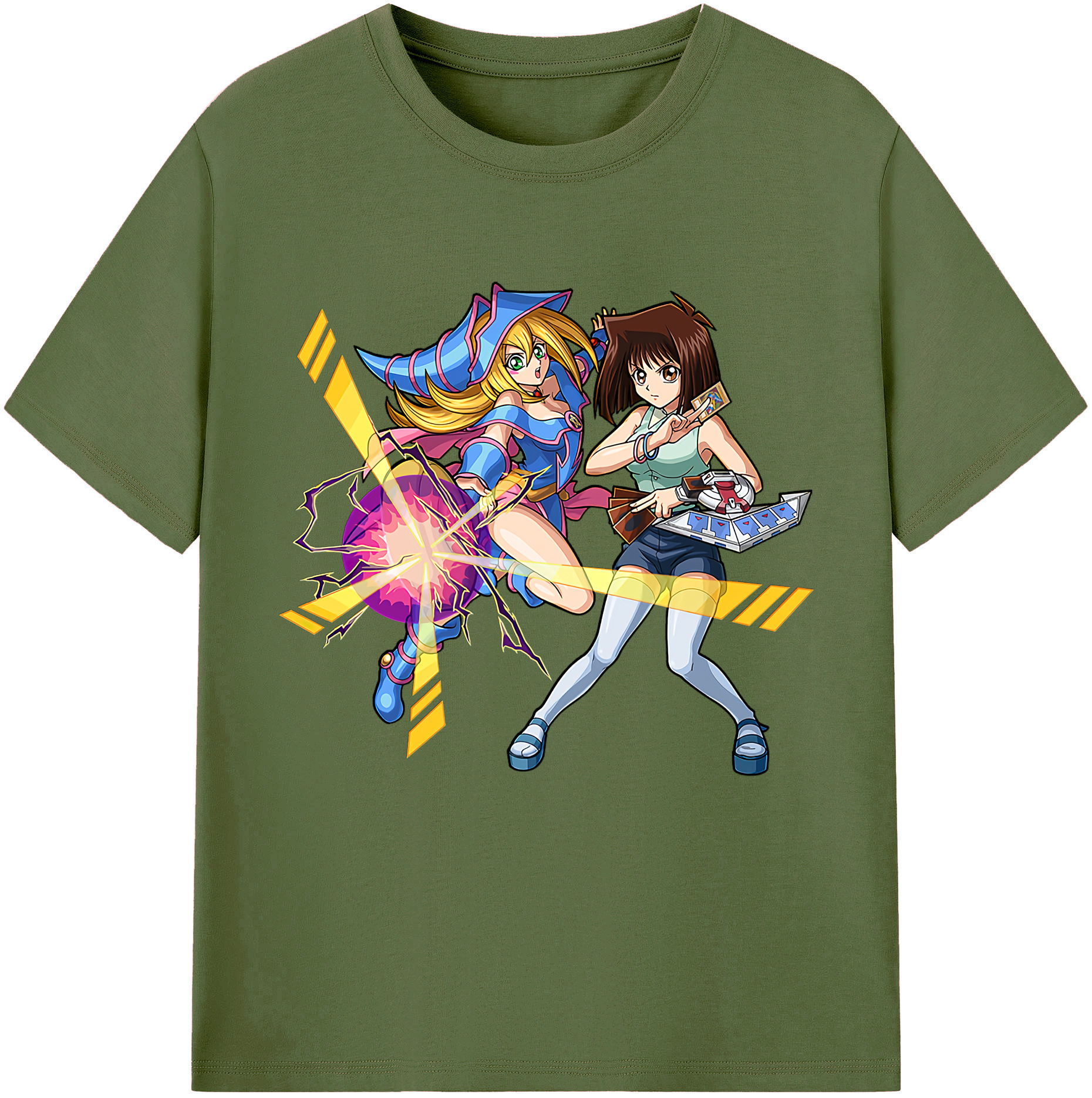 （画像用） 遊☆戯☆王 Yu-Gi-Oh! 綿100％半袖Tシャツ（フロントプリント）